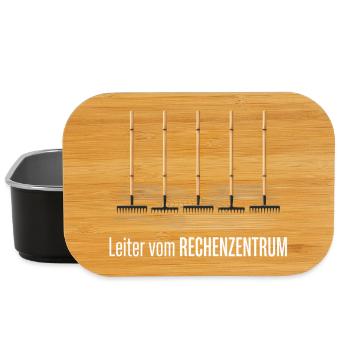 Leiter Vom Rechenzentrum Gartenarbeit Gärtner - Lunch Box - Schwarz - Vorne