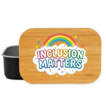 L’inclusion est importante – Éducation spécialisée – Freundli - Boîte à goûter - noir - Devant