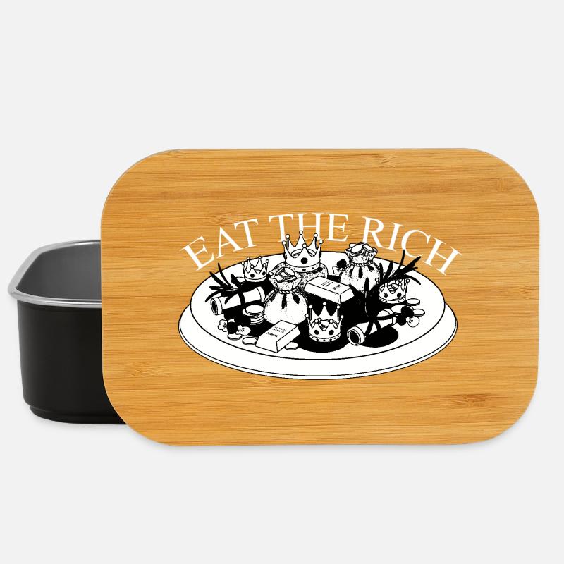 Eat the rich - Lunch Box - Schwarz