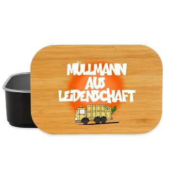 MÜLLMANN AUS LEIDENSCHAFT - Lunch Box - Schwarz - Vorne