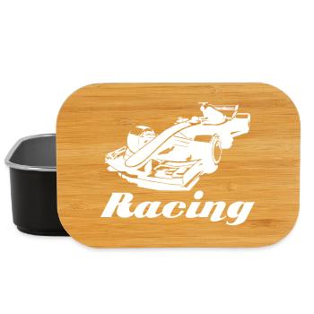 Racing - Lunch Box - black - Front