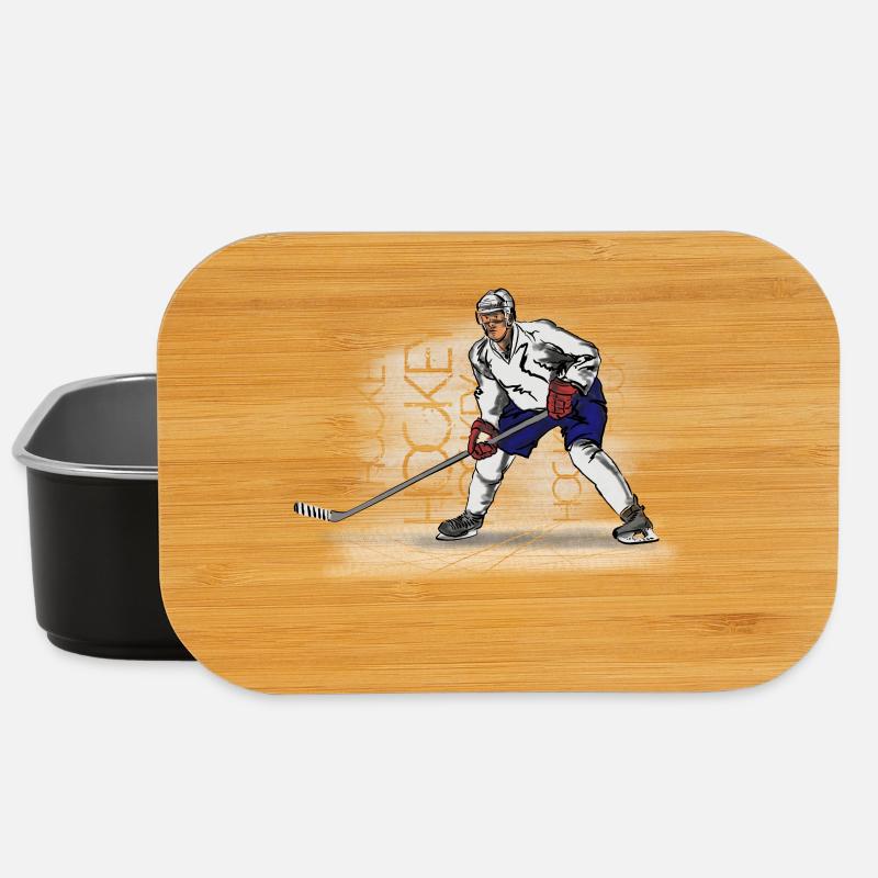 hockey - Boîte à goûter - noir