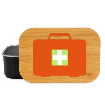 First aid kit - Lunch Box - black - Front