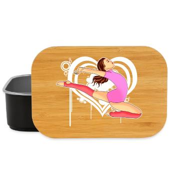Gymnastique - Gymnaste - Athlétisme - Boîte à goûter - noir - Devant