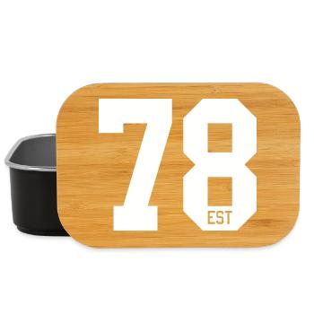 78 est - Boîte à goûter - noir - Devant