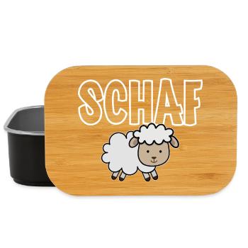 Schaf - Lunch Box - Schwarz - Vorne
