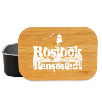 Rostock Hansestadt - Lunch Box - Schwarz - Vorne