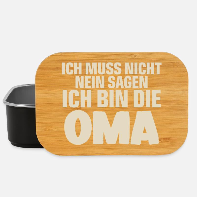 Oma - Lunch Box - Schwarz