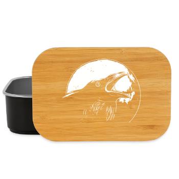 Rabe im Vollmond - Lunch Box - Schwarz - Vorne