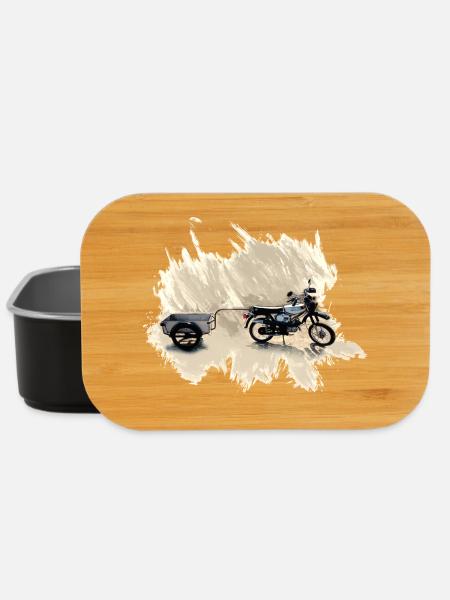 Simson S 51 Enduro mit Anhänger - Lunch Box - Schwarz