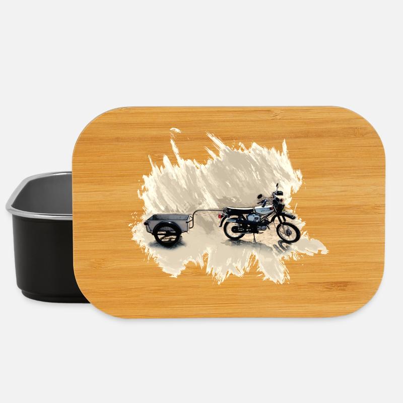 Simson S 51 Enduro mit Anhänger - Lunch Box - Schwarz