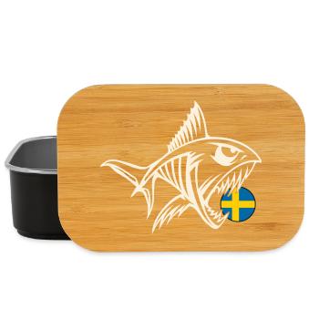 Sweden Fishing Angler Fishing Fishing - Lunch Box - black - Front
