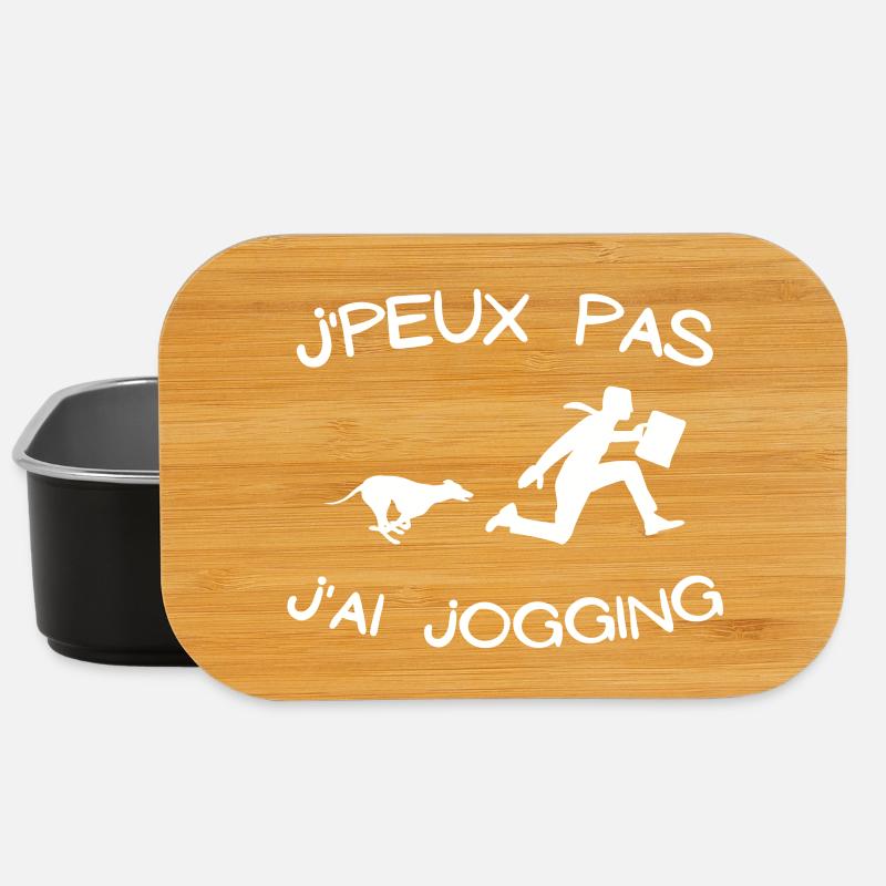 jogging, footing, running - Boîte à goûter - noir