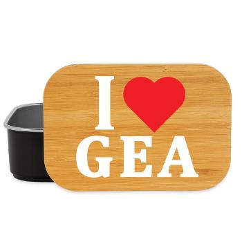 t-shirt J’adore Gea idée cadeau t-shirt - Boîte à goûter - noir - Devant