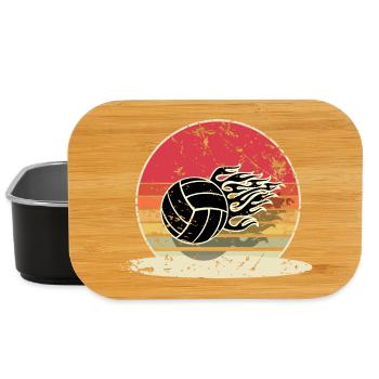 Volleyball - Lunch Box - black - Front