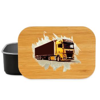 CAMION - Boîte à goûter - noir - Devant