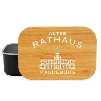 Magdeburg Altes Rathaus, Sachsen-Anhalt - Lunch Box - Schwarz - Vorne