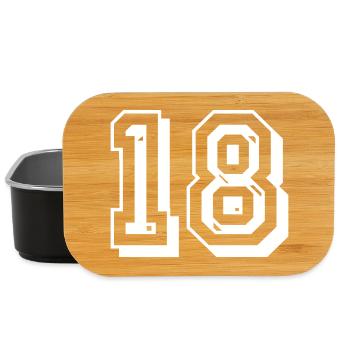 18th birthday of legal age - Lunch Box - black - Front