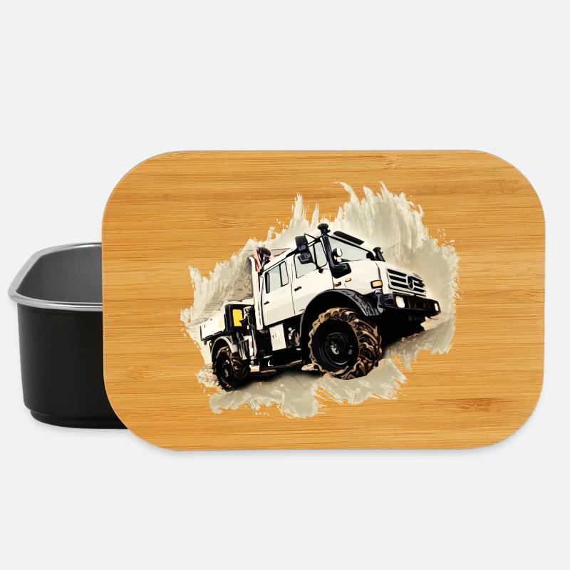 Unimog LKW - Lunch Box - Schwarz