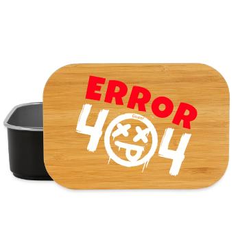 Error 404 Not Found - Lunch Box - black - Front
