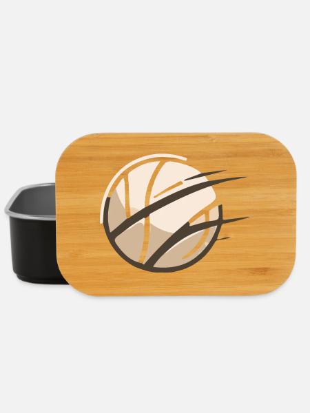 Volleyball Motiv - Lunch Box - Schwarz