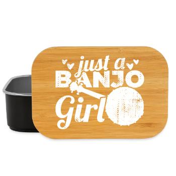 Juste une fille de banjo - Boîte à goûter - noir - Devant