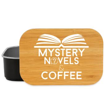 Amateur de livres, romans policiers et café - Boîte à goûter - noir - Devant