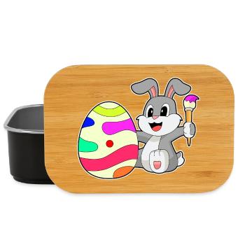 Hase Ostern Malen - Lunch Box - Schwarz - Vorne