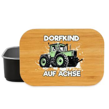 Dorfkind auf Achse MB trac - Lunch Box - Schwarz - Vorne