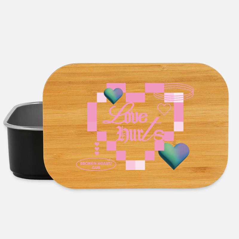 Liebe tut weh - Lunch Box - Schwarz