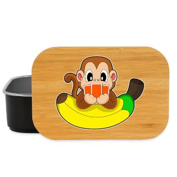 Affe Poker Pokerkarten - Lunch Box - Schwarz - Vorne