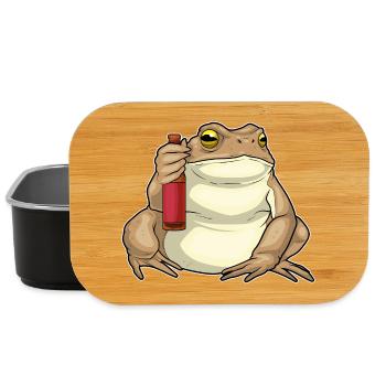 Frosch Flasche Bier - Lunch Box - Schwarz - Vorne