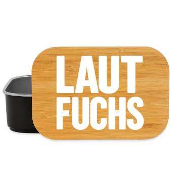 LAUTFUCHS - Lunch Box - Schwarz - Vorne