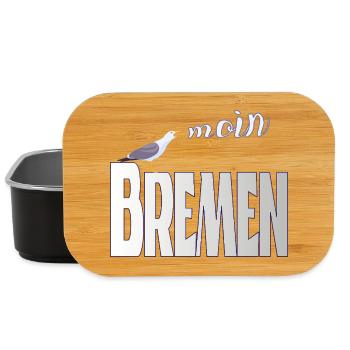 Bremen Möwe & Moin Design - Lunch Box - Schwarz - Vorne