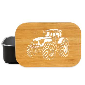 Kraftprotz auf dem Feld - Lunch Box - Schwarz - Vorne