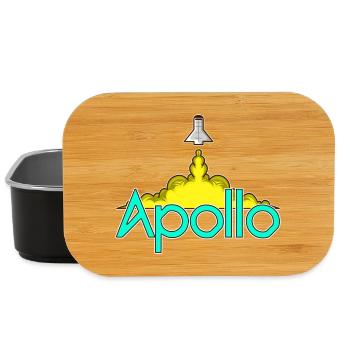 Apollo – lancement d’une fusée dans l’espace - Boîte à goûter - noir - Devant