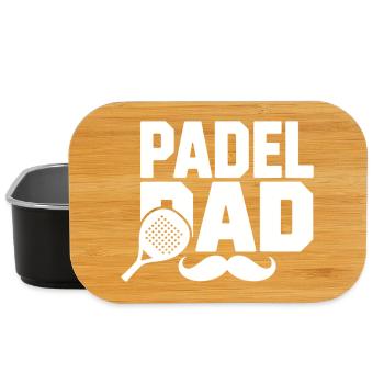 Padel Dad - Boîte à goûter - noir - Devant