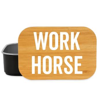 Work Horse - Lunch Box - black - Front