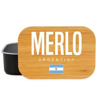 Merlo Argentinien Argentinier - Lunch Box - Schwarz - Vorne