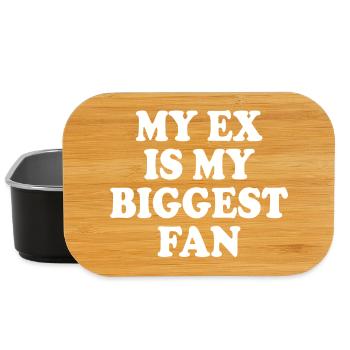 Mon ex est mon plus grand fan - Boîte à goûter - noir - Devant