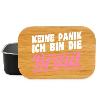Bachelor Party Team Bride Hen Party - Lunch Box - black - Front