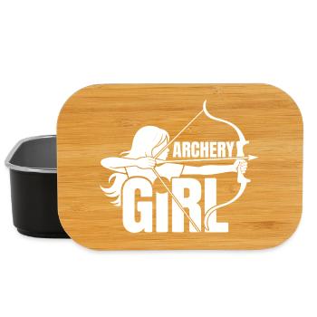 Conception de tir à l’arc pour les archers et les parcours - Boîte à goûter - noir - Devant