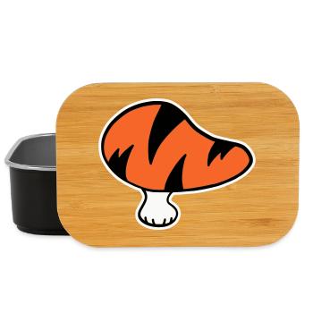 Logo champignon tigre STICK Variante - Boîte à goûter - noir - Devant