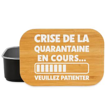 Anhaltende Midlife-Crisis - Lunch Box - Schwarz - Vorne
