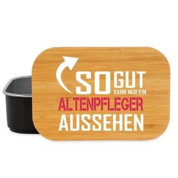 Seule une infirmière en gériatrie peut avoir l’air aussi bien - Boîte à goûter - noir - Devant