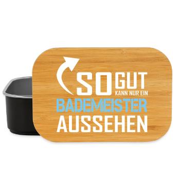 Seul un sauveteur peut avoir l’air aussi bien - Boîte à goûter - noir - Devant
