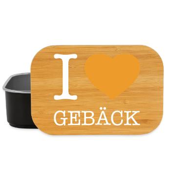 I love pastries - Lunch Box - black - Front