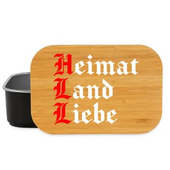 Home Country Dear Proud German Patriot - Lunch Box - black - Front