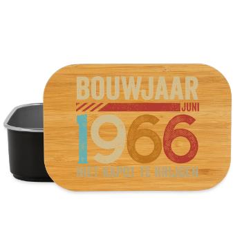 Bouwjaar juni 1966 niet kapot te krijgen - Boîte à goûter - noir - Devant