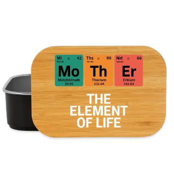 Mother The Element Of Life Chemistry Periodic Table - Lunch Box - black - Front